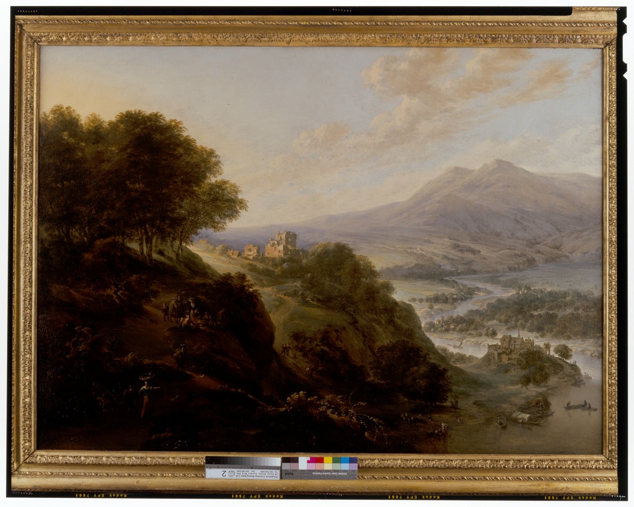 Paisagem de rio largo de Jan Griffier