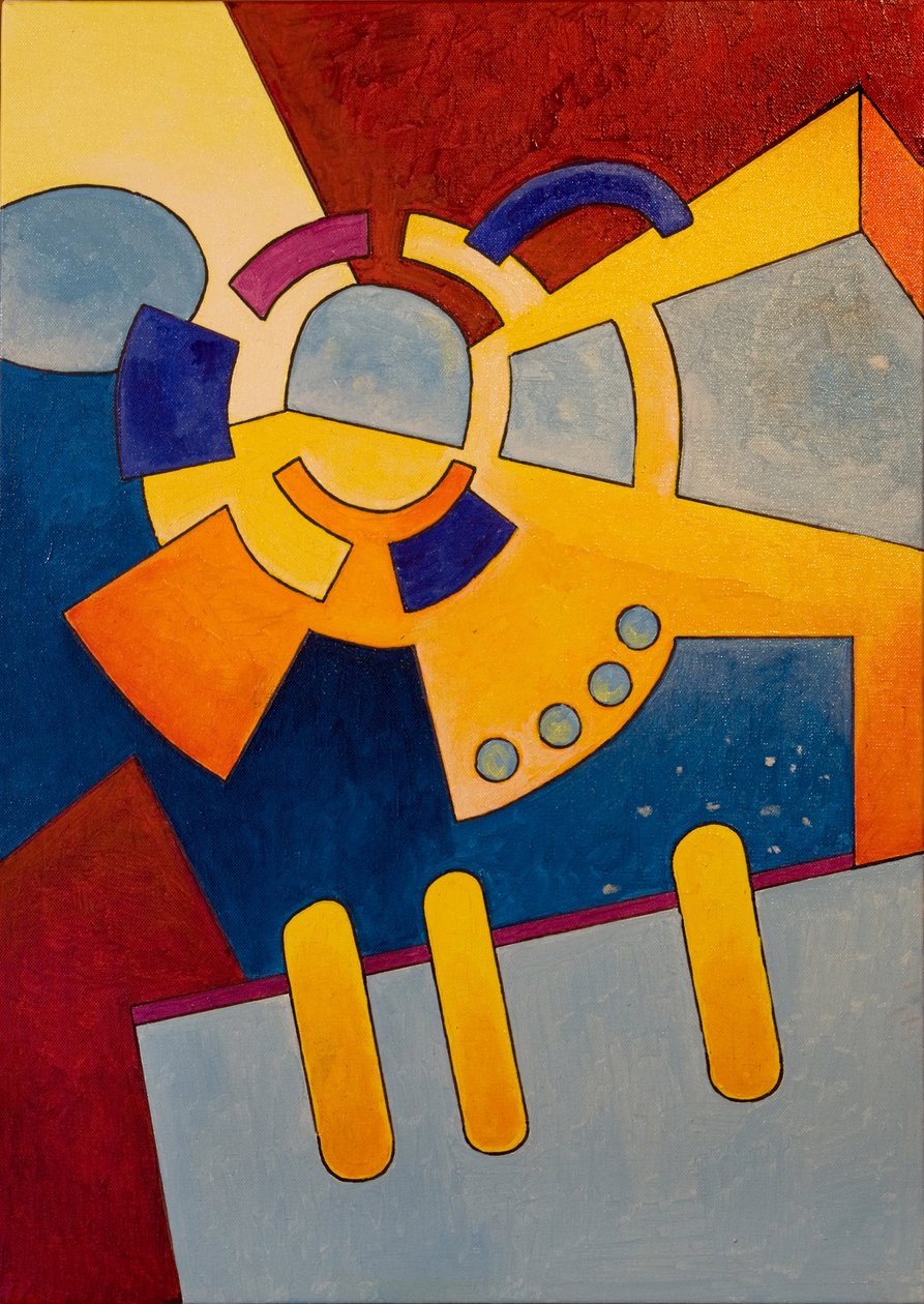 Uma janela do tempo se abriu, 2007 (óleo sobre tela) de Jan Groneberg
