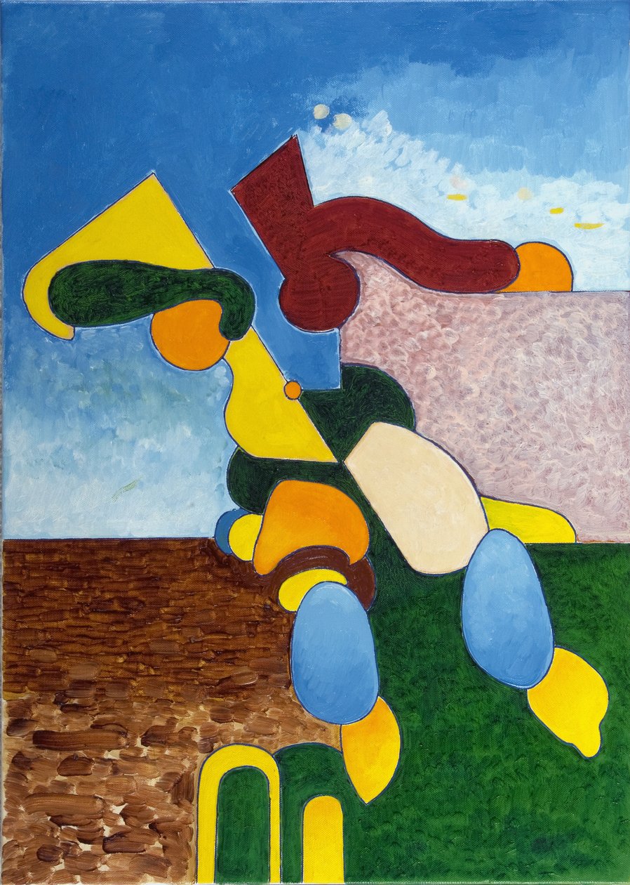 Body and Soul, nº 2, 2007 (óleo sobre tela) de Jan Groneberg