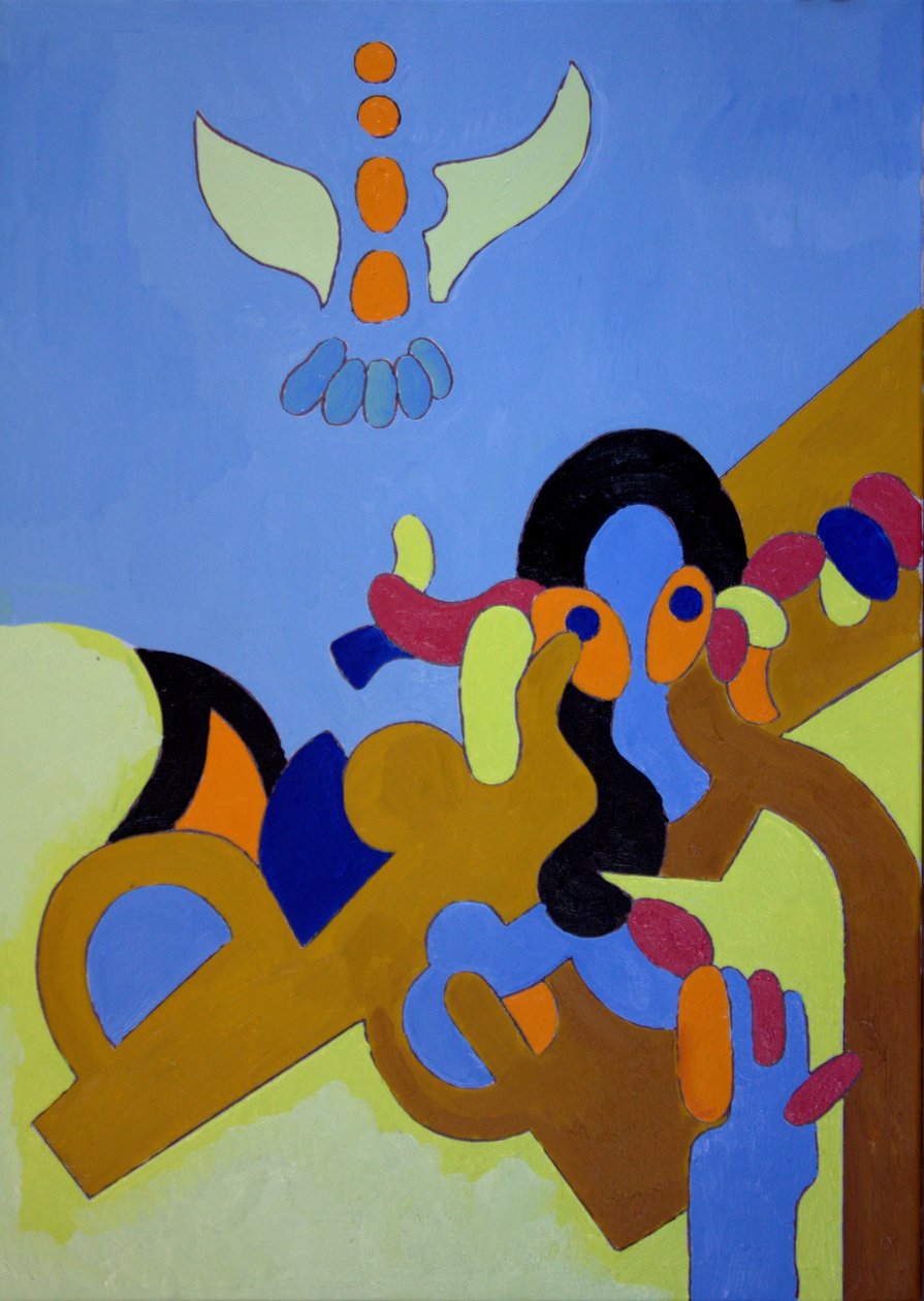 Criança Prodígio, 2009 (óleo sobre tela) de Jan Groneberg