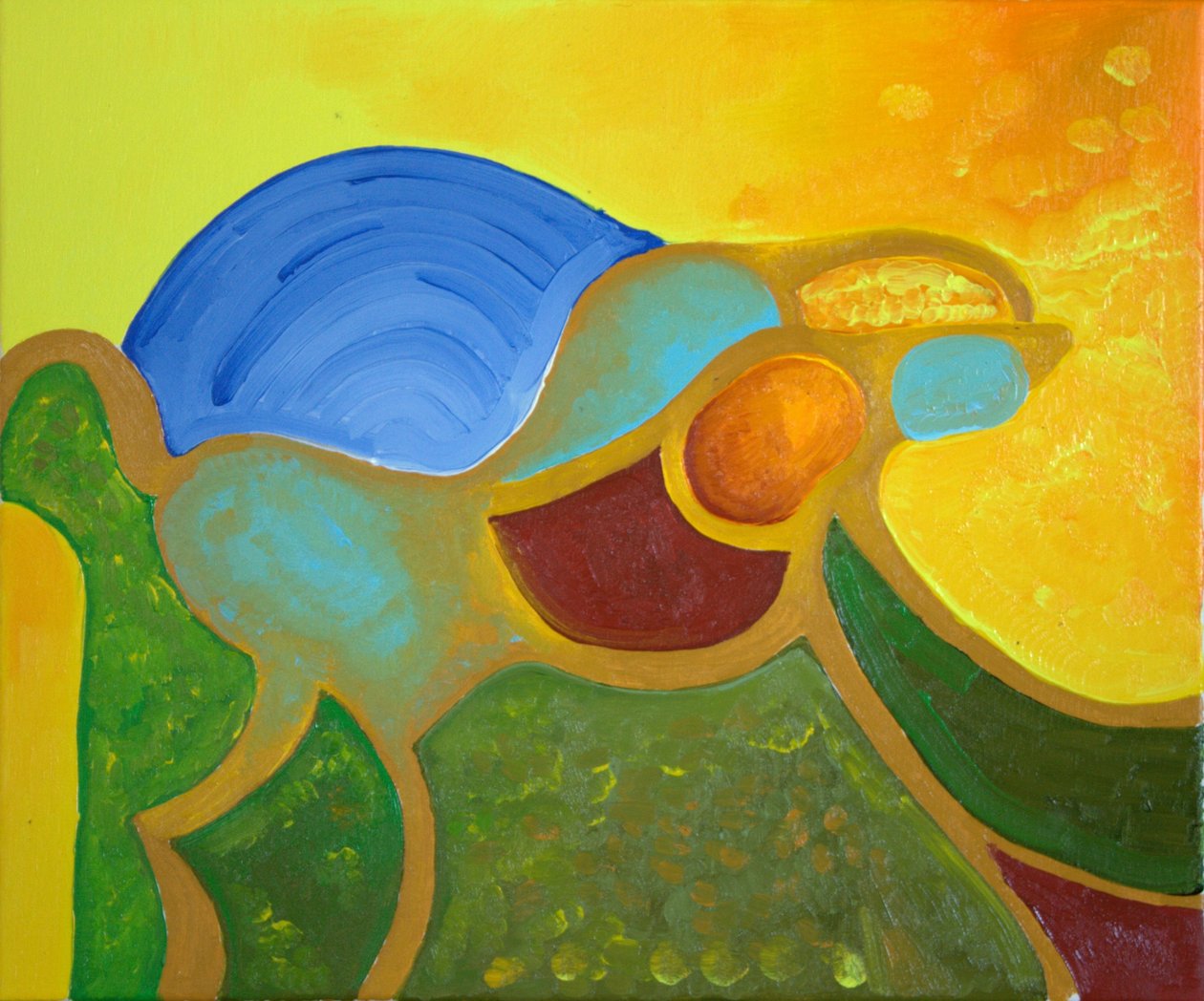 Chimaira, 2009 (óleo sobre tela) de Jan Groneberg