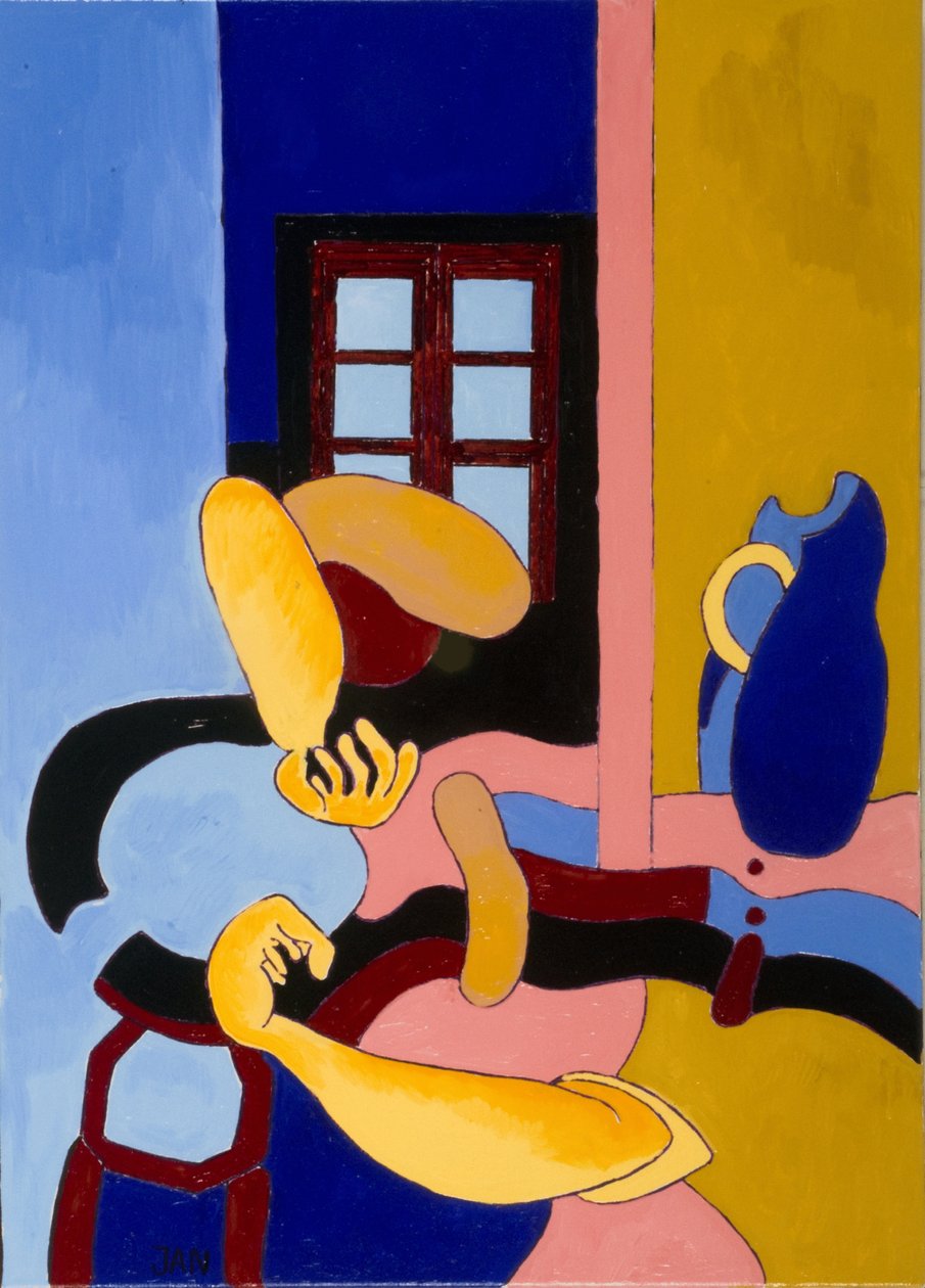 Soldado aleijado acordando de manhã, 2009 (óleo sobre tela) de Jan Groneberg