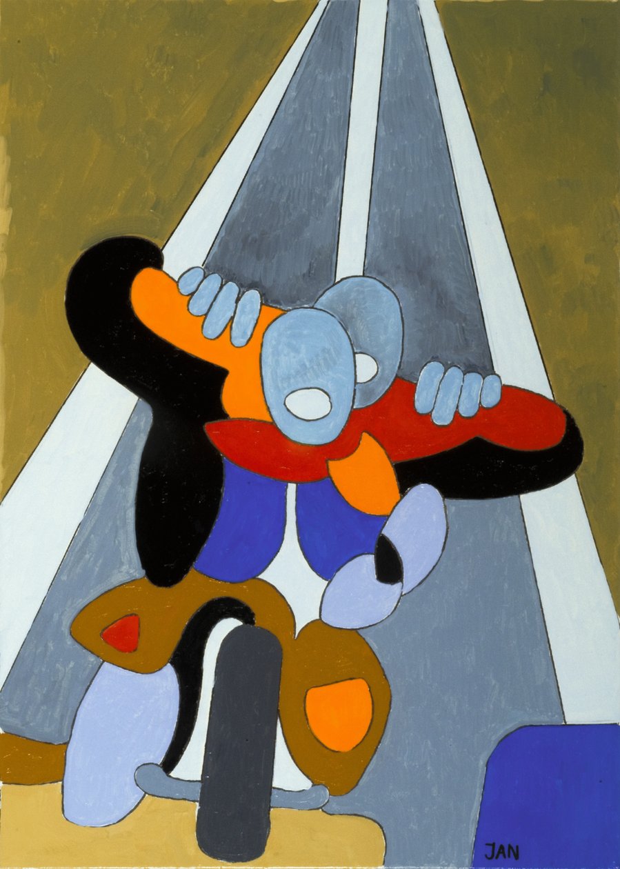 Easy Riding, 2009 (óleo sobre tela) de Jan Groneberg