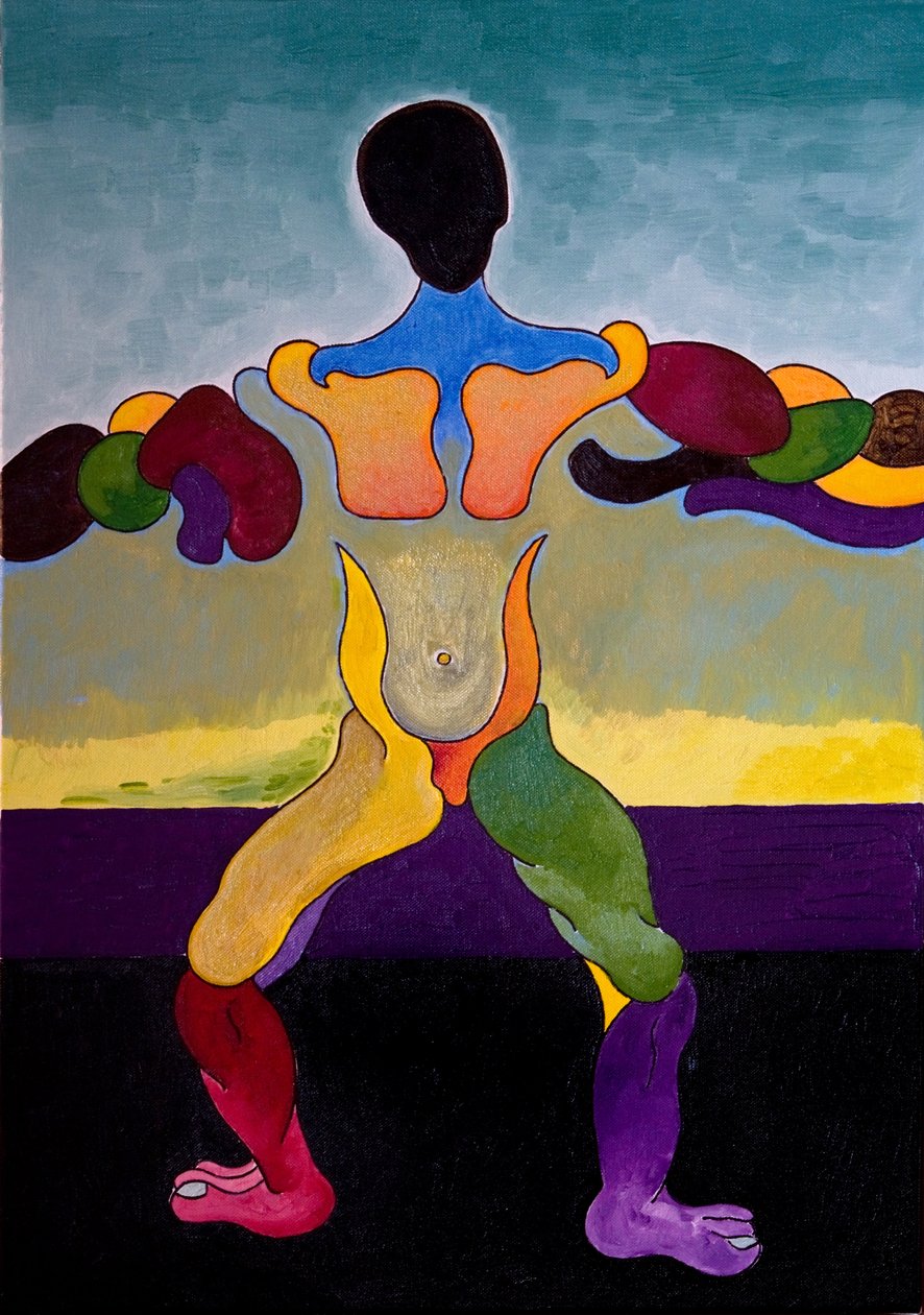 Ecce Homo: O projeto eterno para domesticar a testosterona, 2007 (óleo sobre tela) de Jan Groneberg