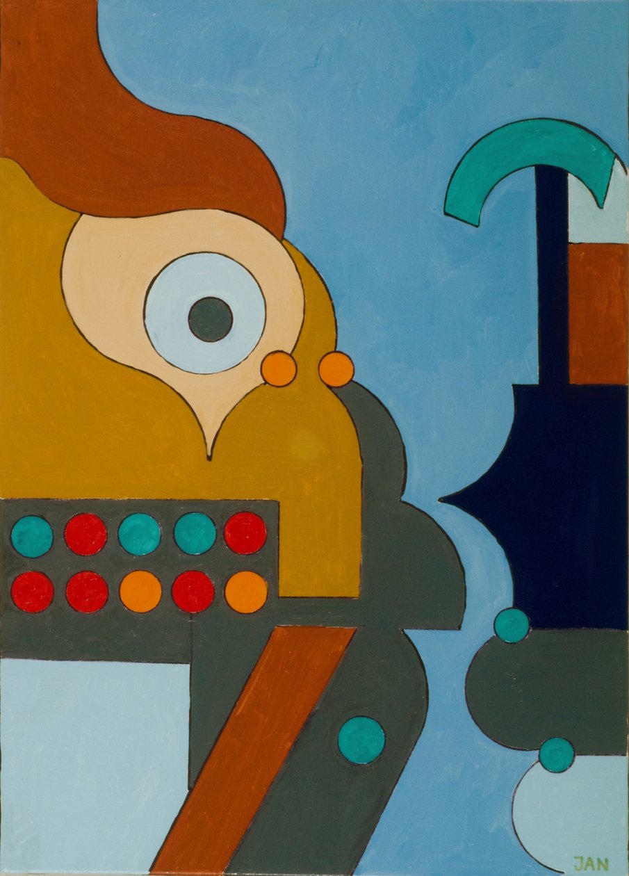 Eletricidade, 2009 (óleo sobre tela) de Jan Groneberg