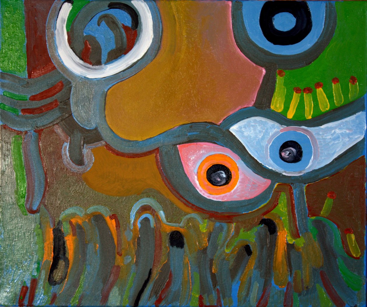 Os olhos não acreditam no que vêem, 2009 (óleo sobre tela) de Jan Groneberg
