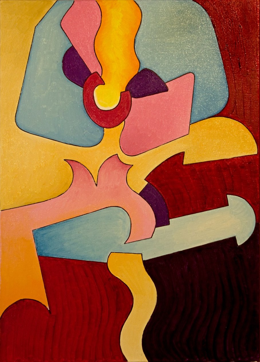 Francês Can-Can, 2007 (óleo sobre tela) de Jan Groneberg