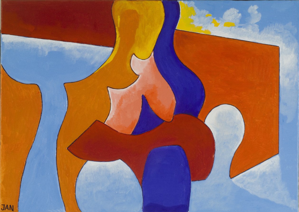 Apaixonado por um Fantasma, 2009 (óleo sobre tela) de Jan Groneberg