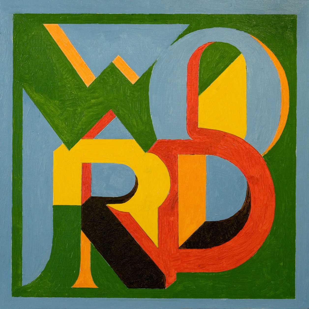 Apenas uma palavra, 2006 (óleo sobre madeira) de Jan Groneberg