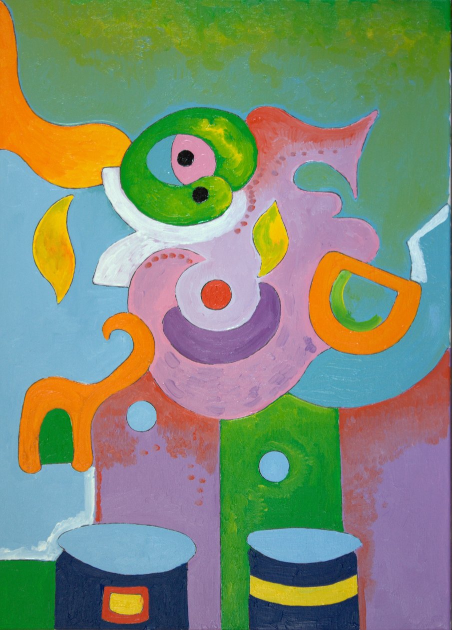 Lady Pediatra vista pela Criança, 2009 (óleo sobre tela) de Jan Groneberg
