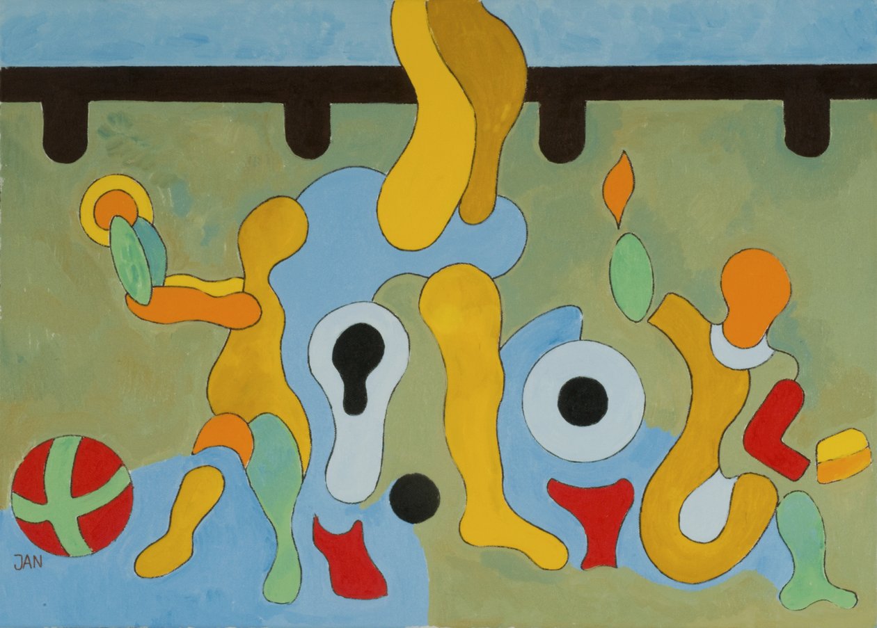 Teatro ao Ar Livre, 2009 (óleo sobre tela) de Jan Groneberg