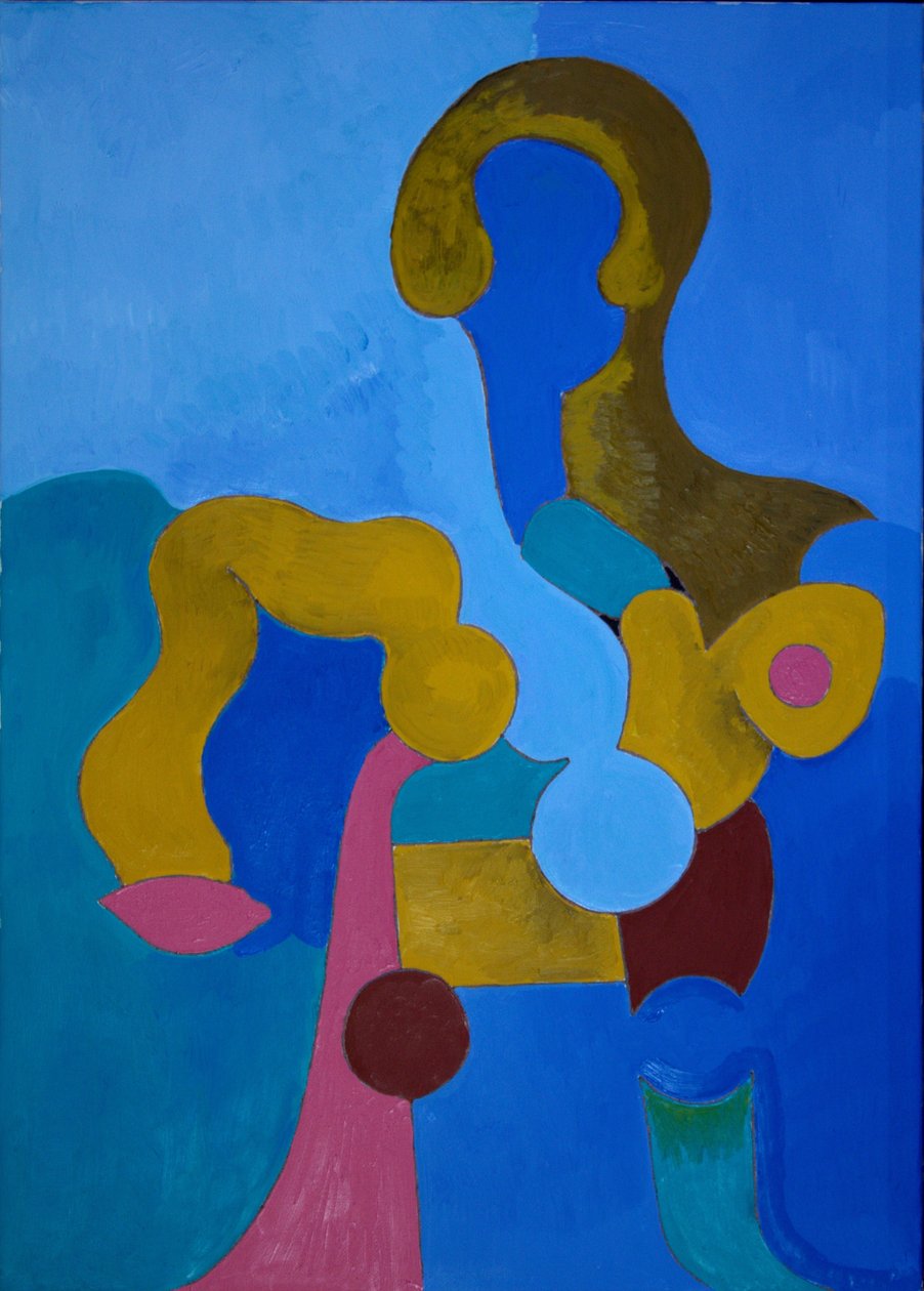 Pequena Esfinge, 2009 (óleo sobre tela) de Jan Groneberg