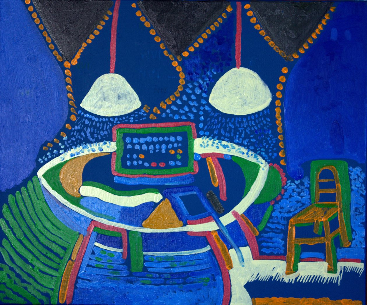 O Império do Nerd, 2009 (óleo sobre tela) de Jan Groneberg