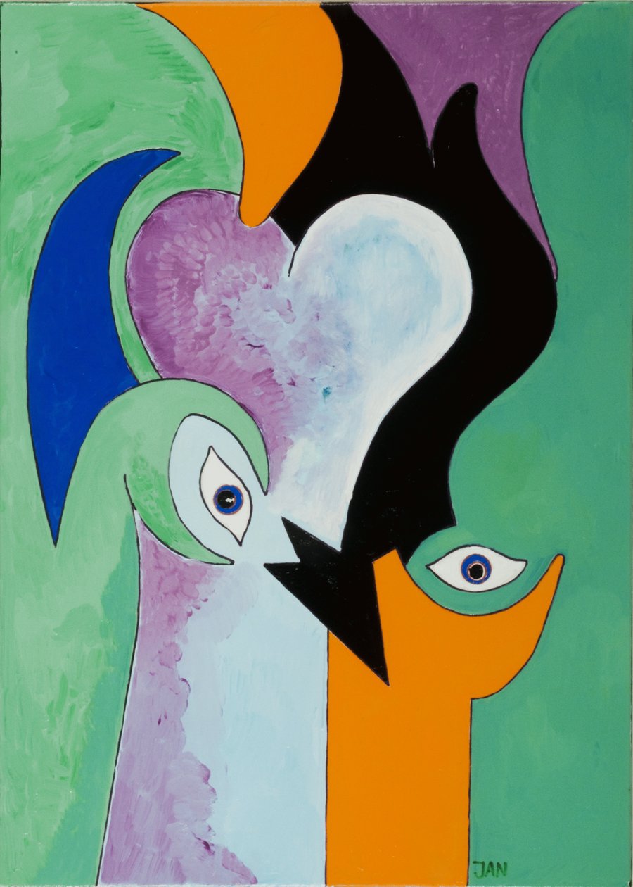 O Coração da Besta, 2009 (óleo sobre tela) de Jan Groneberg