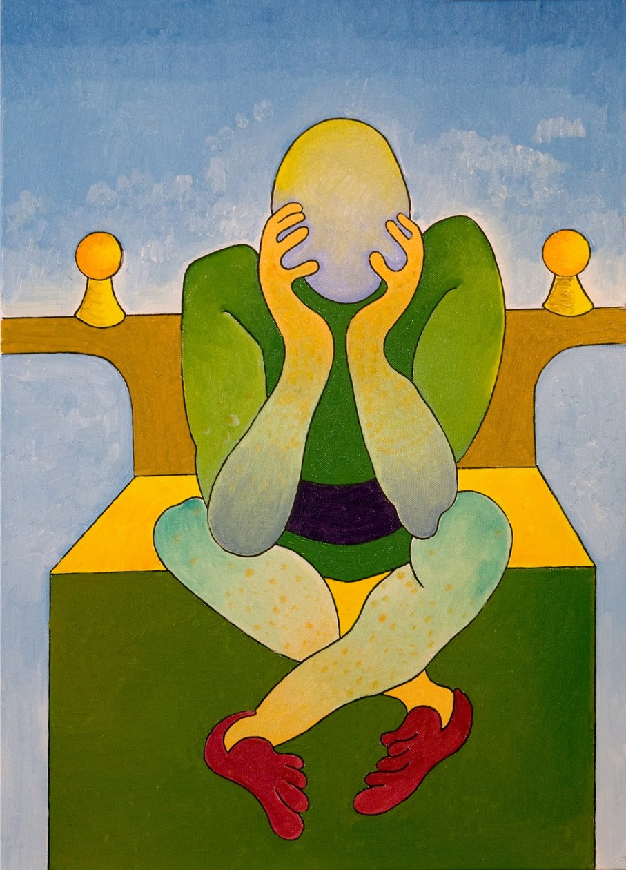 O Rei de todos os Sapos, 2007 (óleo sobre tela) de Jan Groneberg