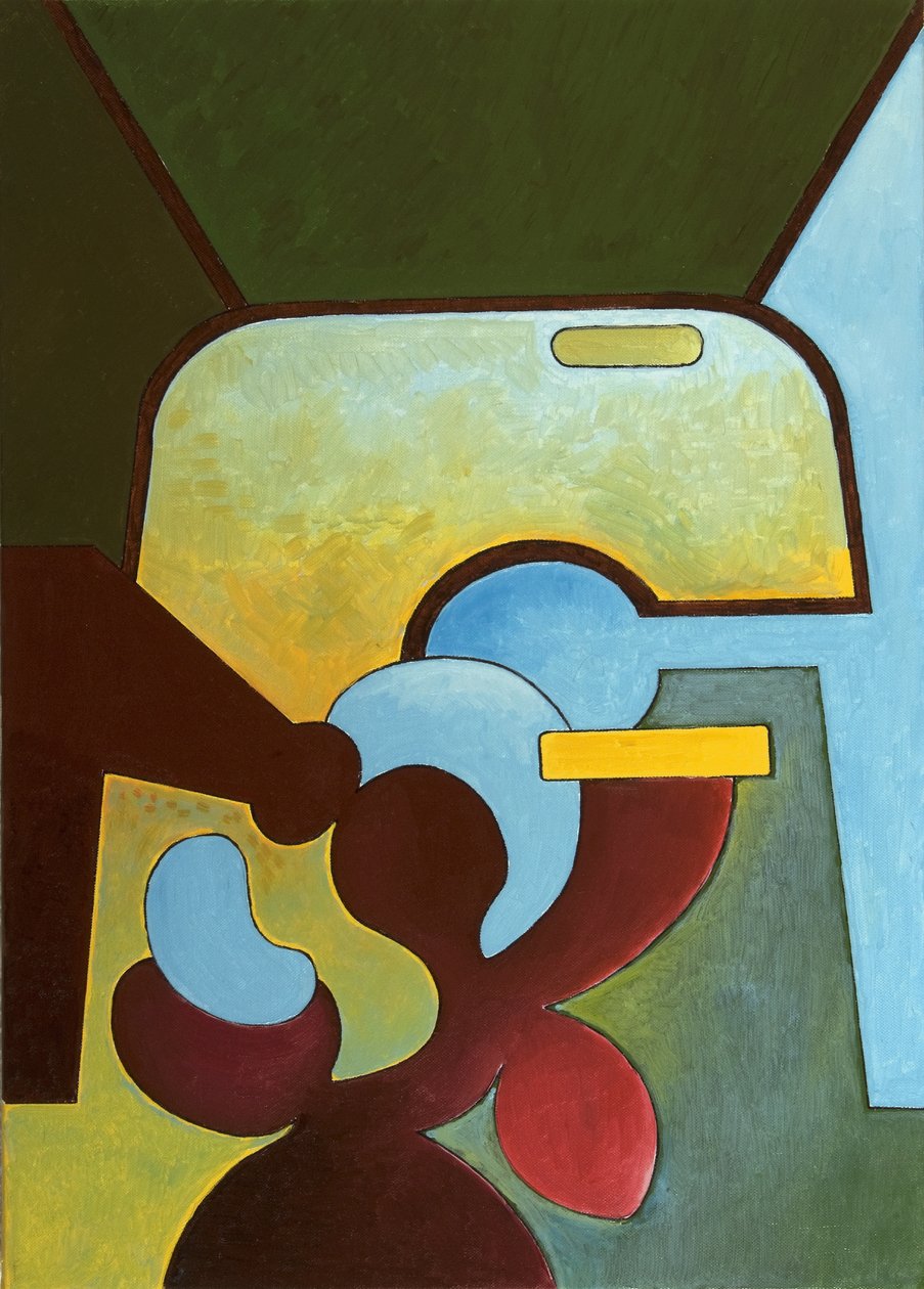 O naufrágio do velho Ford pertence às crianças, 2007 (óleo sobre tela) de Jan Groneberg