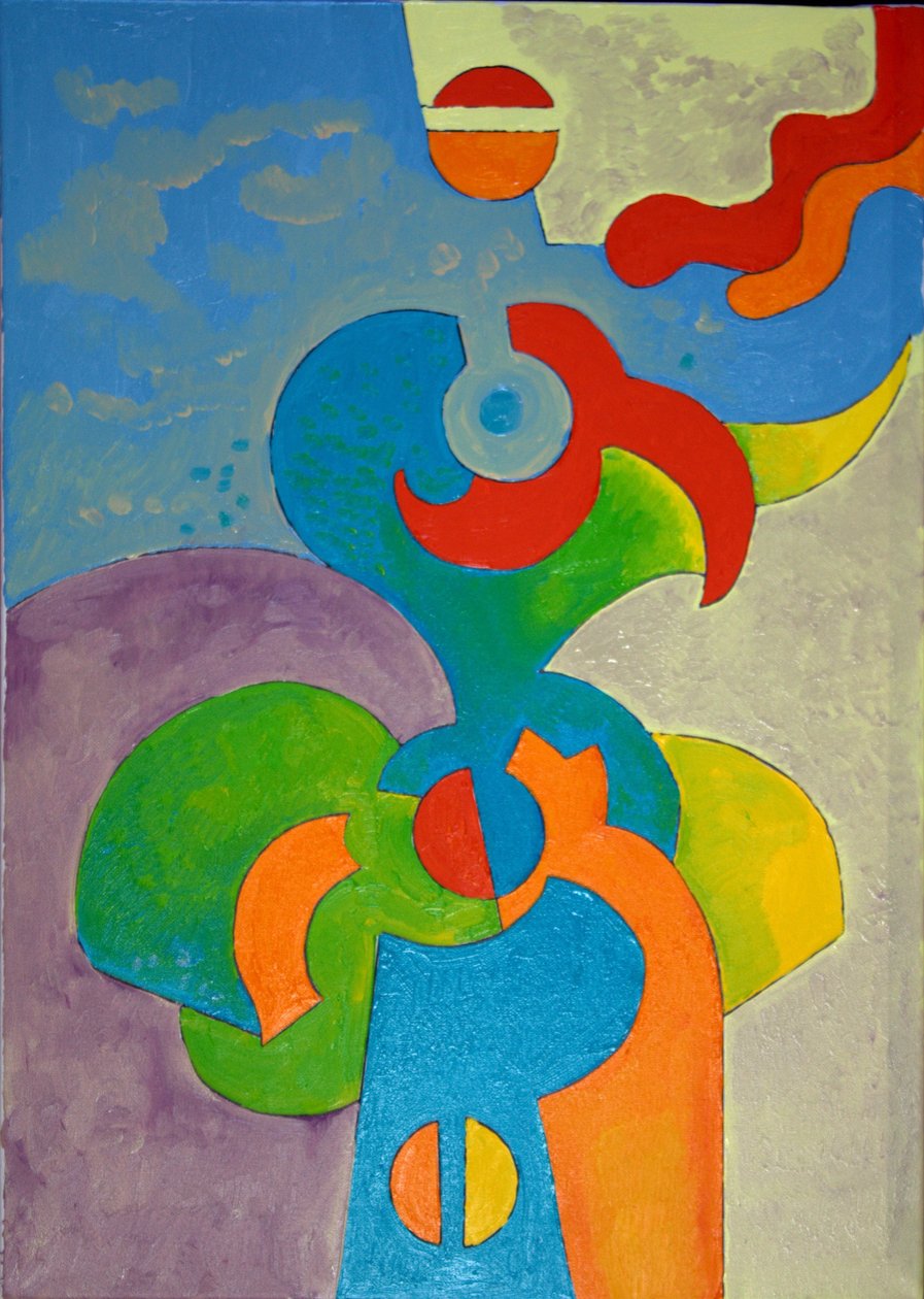 Este não é um papagaio, 2009 (óleo sobre tela) de Jan Groneberg