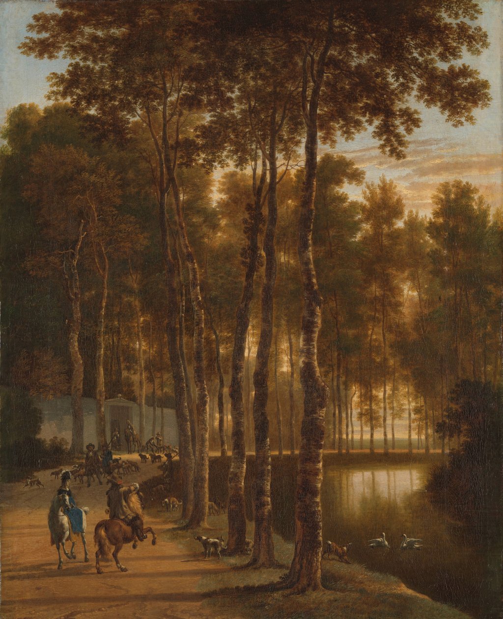 A Avenida das Bétulas de Jan Hackaert