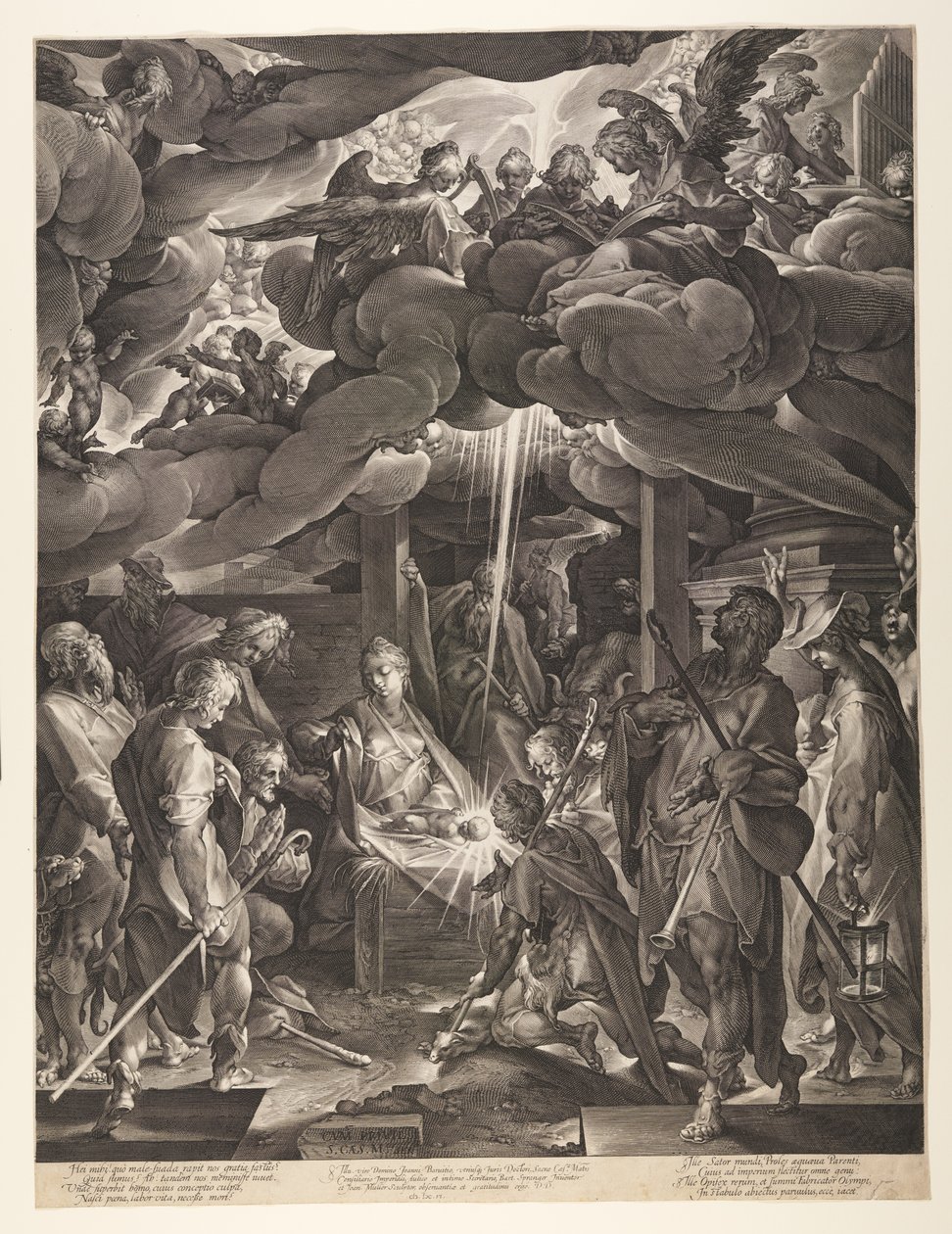 Adoração dos Pastores de Jan Harmensz. Muller