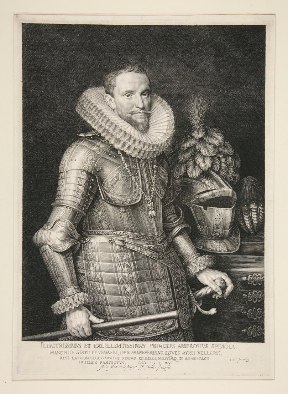Ambrósio, Marquês de Spinola (1569-1630) de Jan Harmensz. Muller