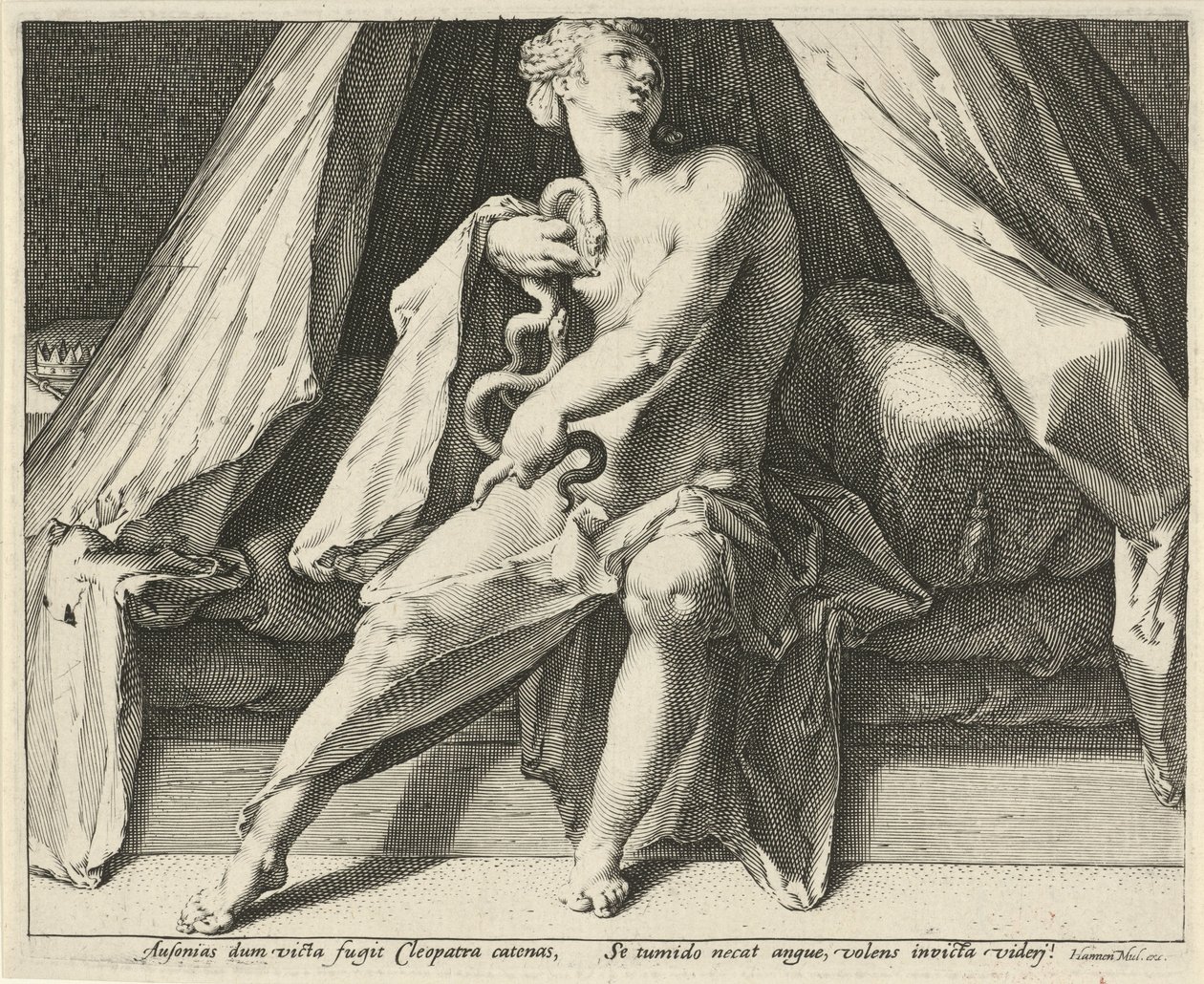 Morte de Cleópatra de Jan Harmensz. Muller