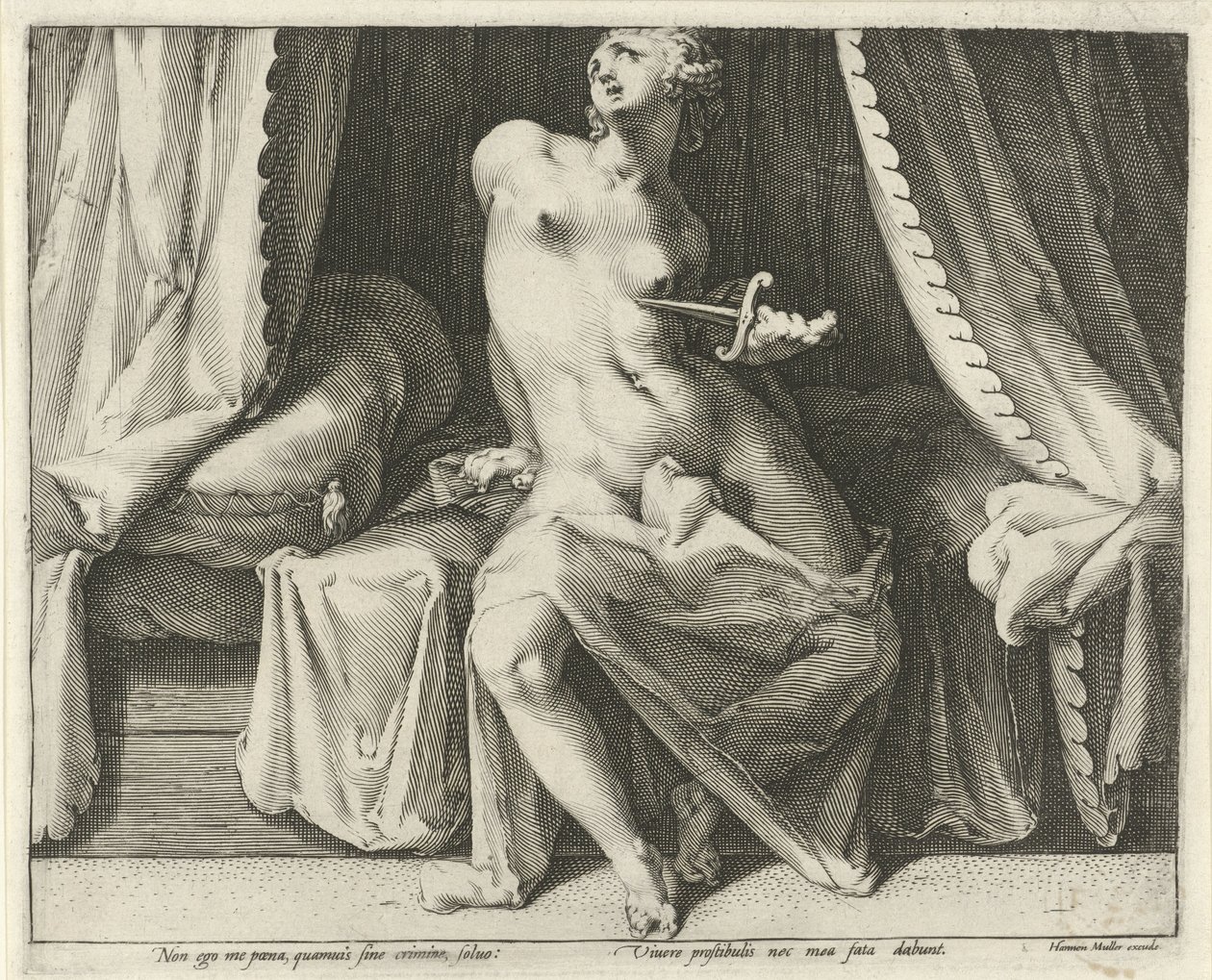 Morte de Lucretia de Jan Harmensz. Muller