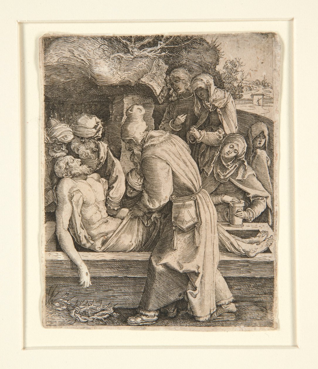 Sepultamento, de A Paixão de Jan Harmensz. Muller