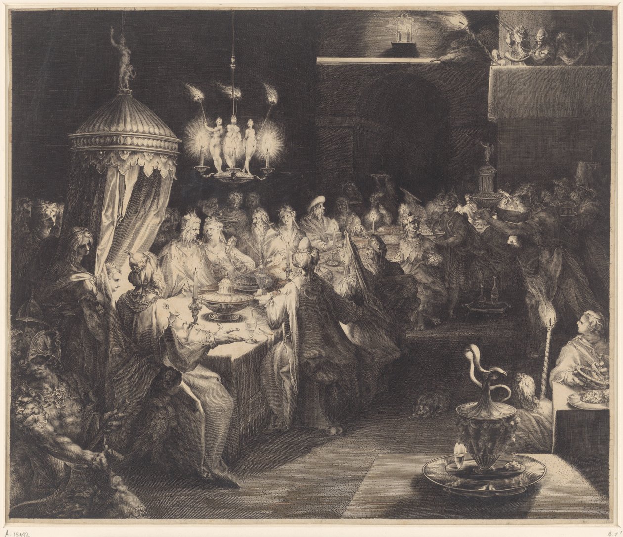 Festa de Belshazzar de Jan Harmensz. Muller