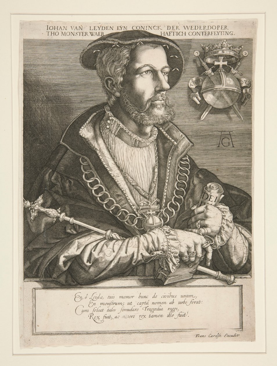 Jan Beuckelszoon (Jan van Leyden) de Jan Harmensz. Muller