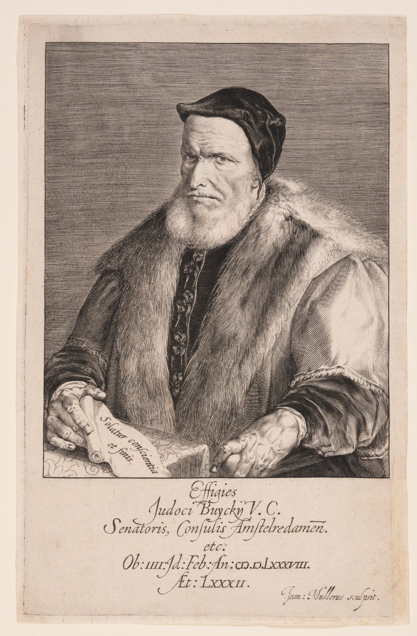 Joost Buyck, Burgomestre de Amesterdão de Jan Harmensz. Muller
