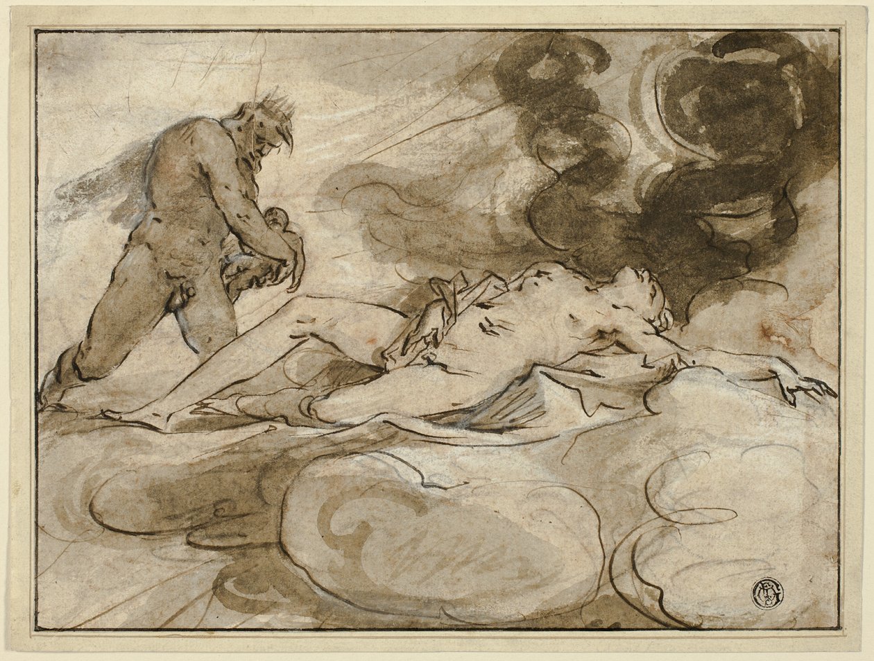 Júpiter e Semele de Jan Harmensz. Muller
