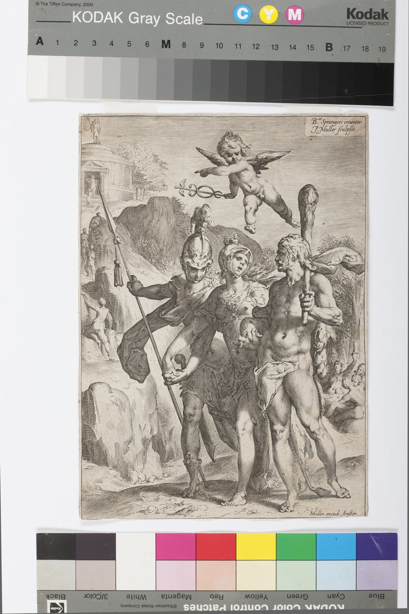 Minerva, liderado por Hercules e Marte de Jan Harmensz Muller