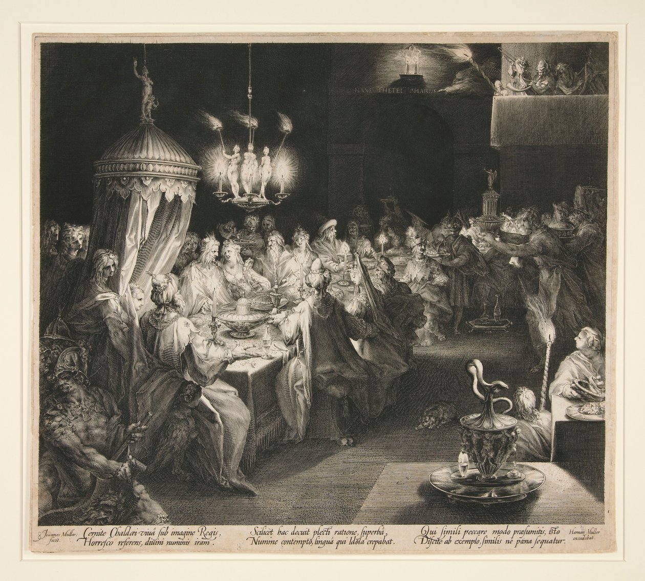 A Festa de Belshazzar de Jan Harmensz. Muller