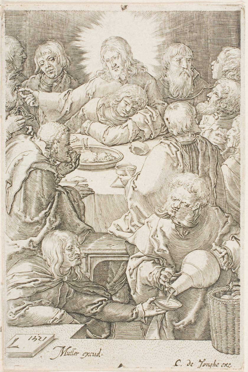 A última Ceia de Jan Harmensz. Muller