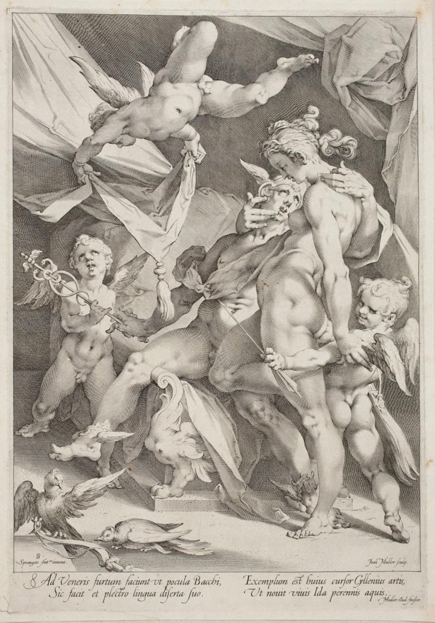 Vênus e Mercúrio de Jan Harmensz. Muller