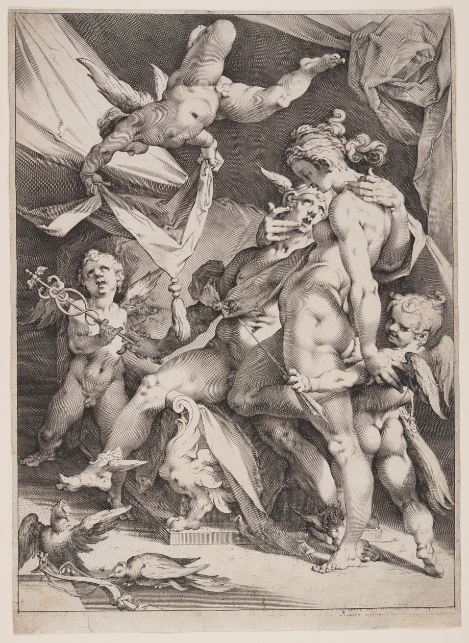 Vénus e Mercúrio de Jan Harmensz. Muller