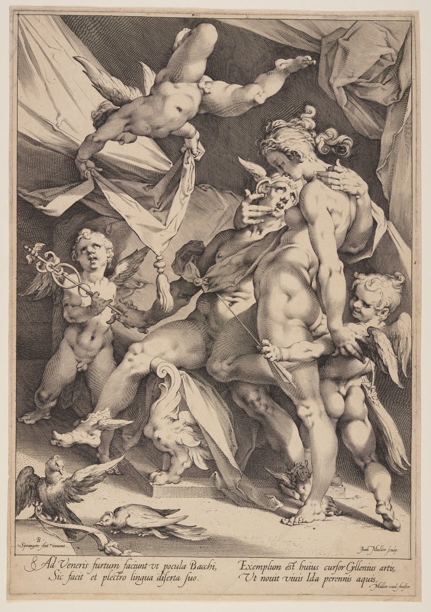 Vénus e Mercúrio de Jan Harmensz. Muller