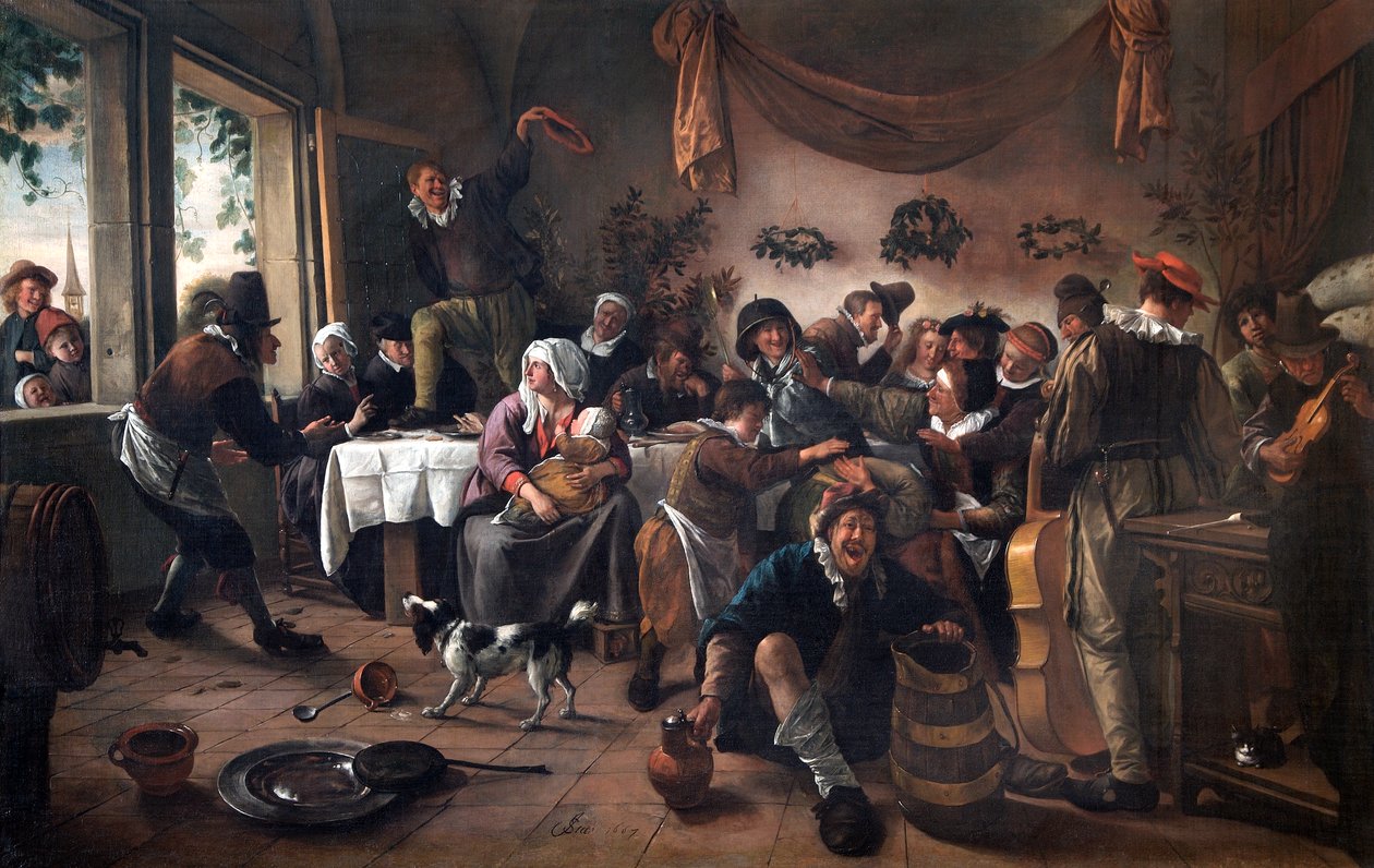 Uma Festa de Casamento de Jan Havicksz. Steen