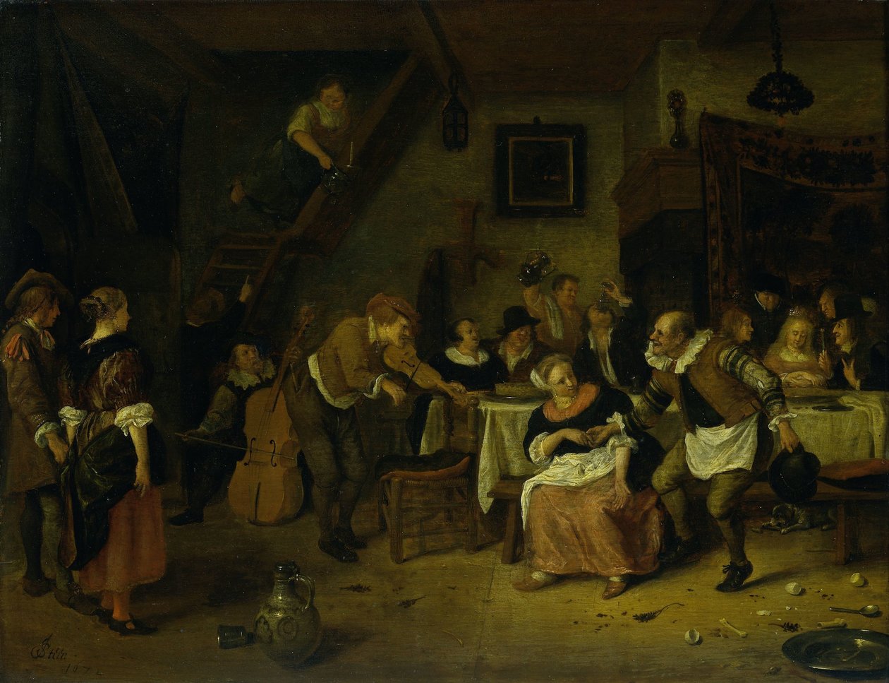 casamento camponês de Jan Havicksz. Steen