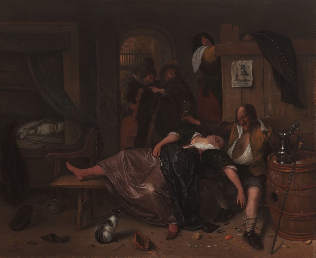 O Casal Bêbado
O casal bêbado de Jan Havicksz. Steen