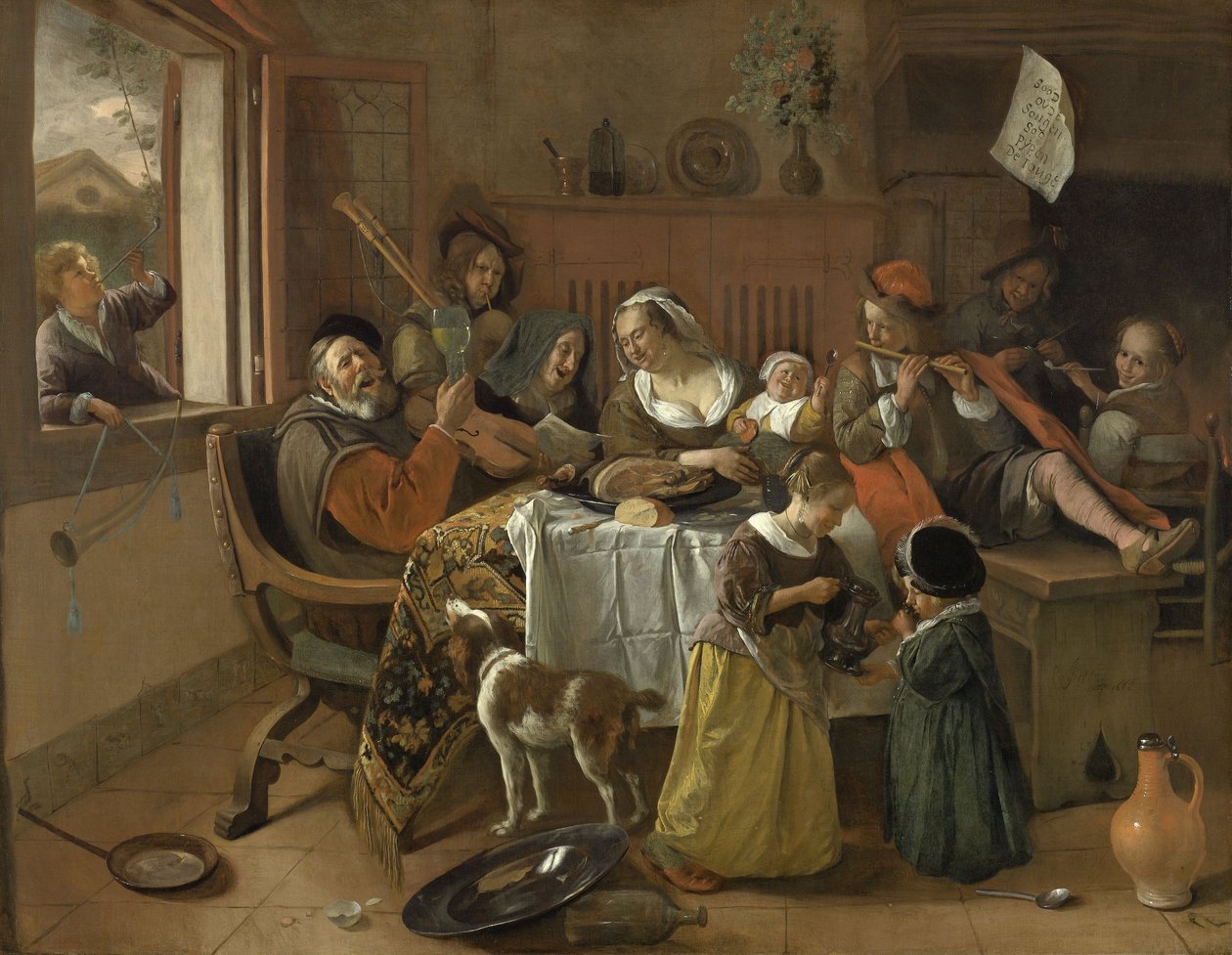 A Família Feliz de Jan Havicksz. Steen