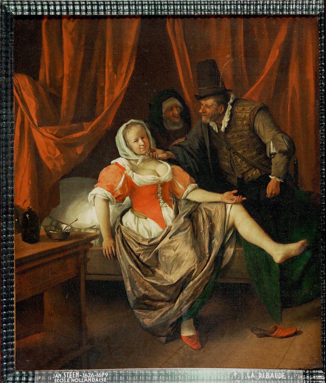 A rapariga atrevida (óleo sobre tela) de Jan Havicksz. Steen