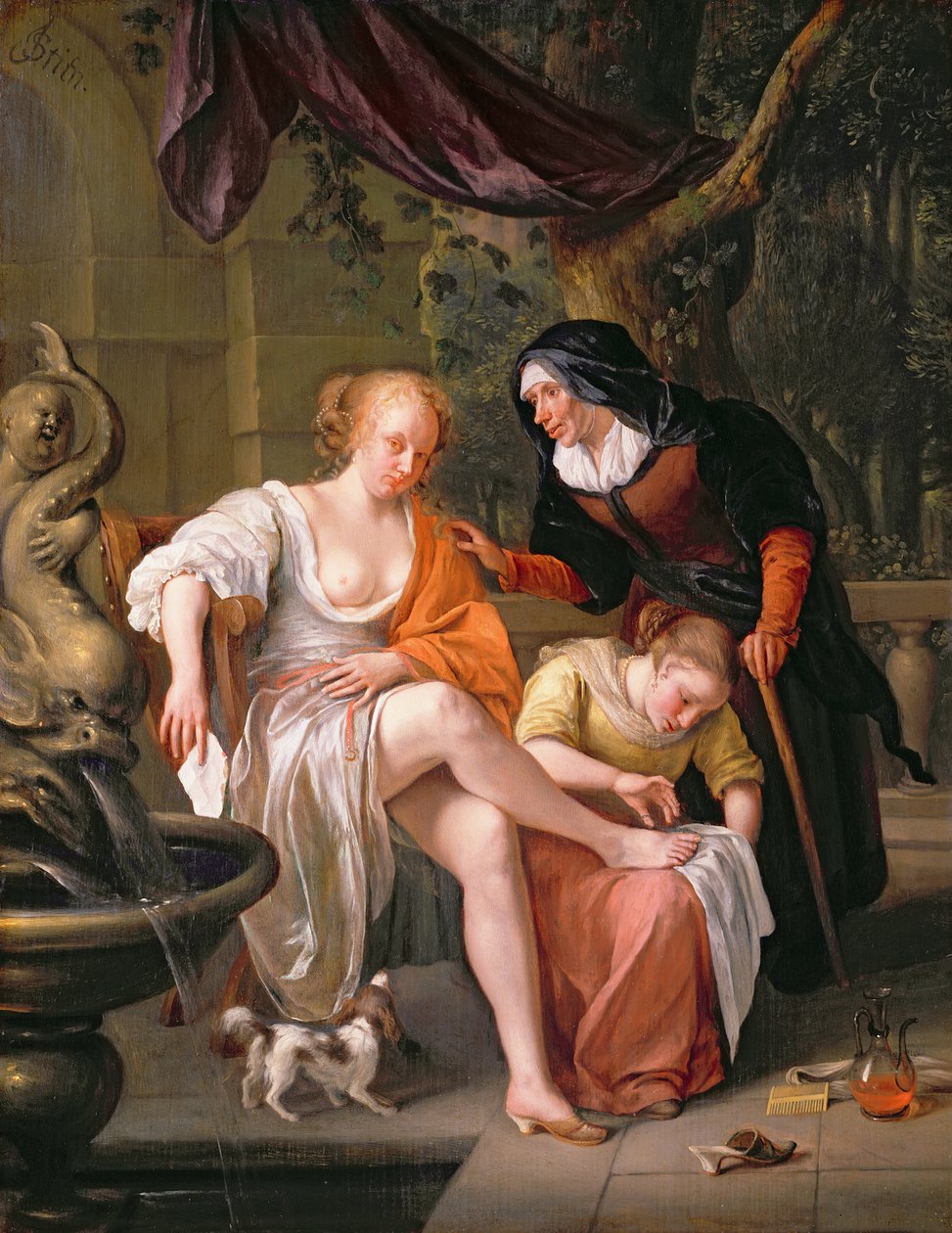 Bathsheba depois do banho de Jan Havickszoon Steen
