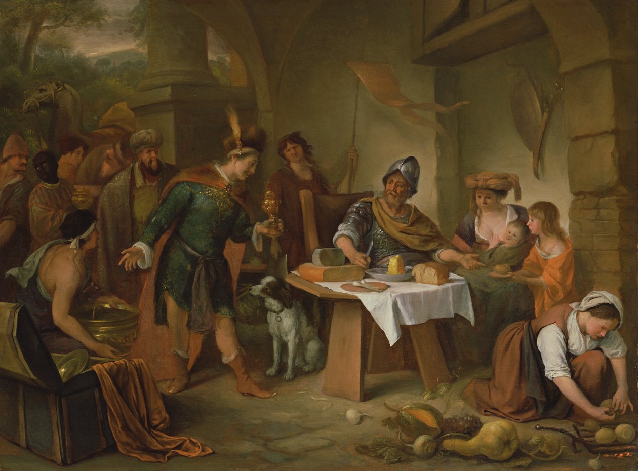 Manius Curius Dentatus e os Embaixadores Samnitas de Jan Havickszoon Steen