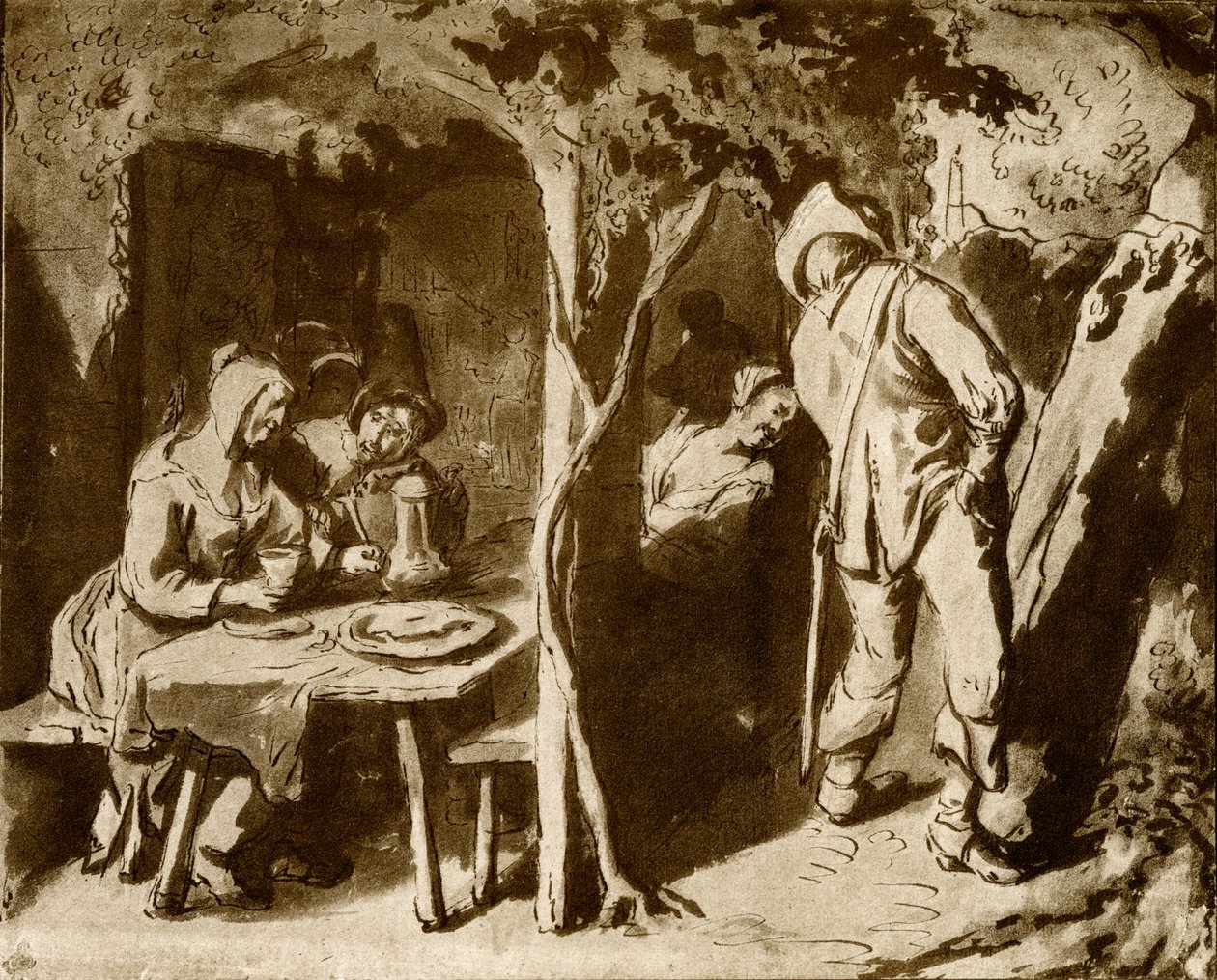 Jardim de taverna de Jan Havickszoon Steen