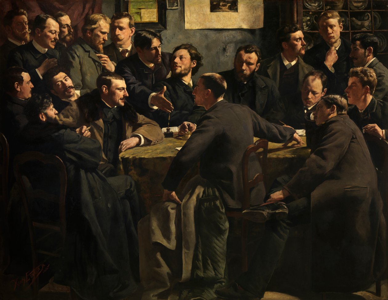 Uma sessão da Sociedade de Arte 