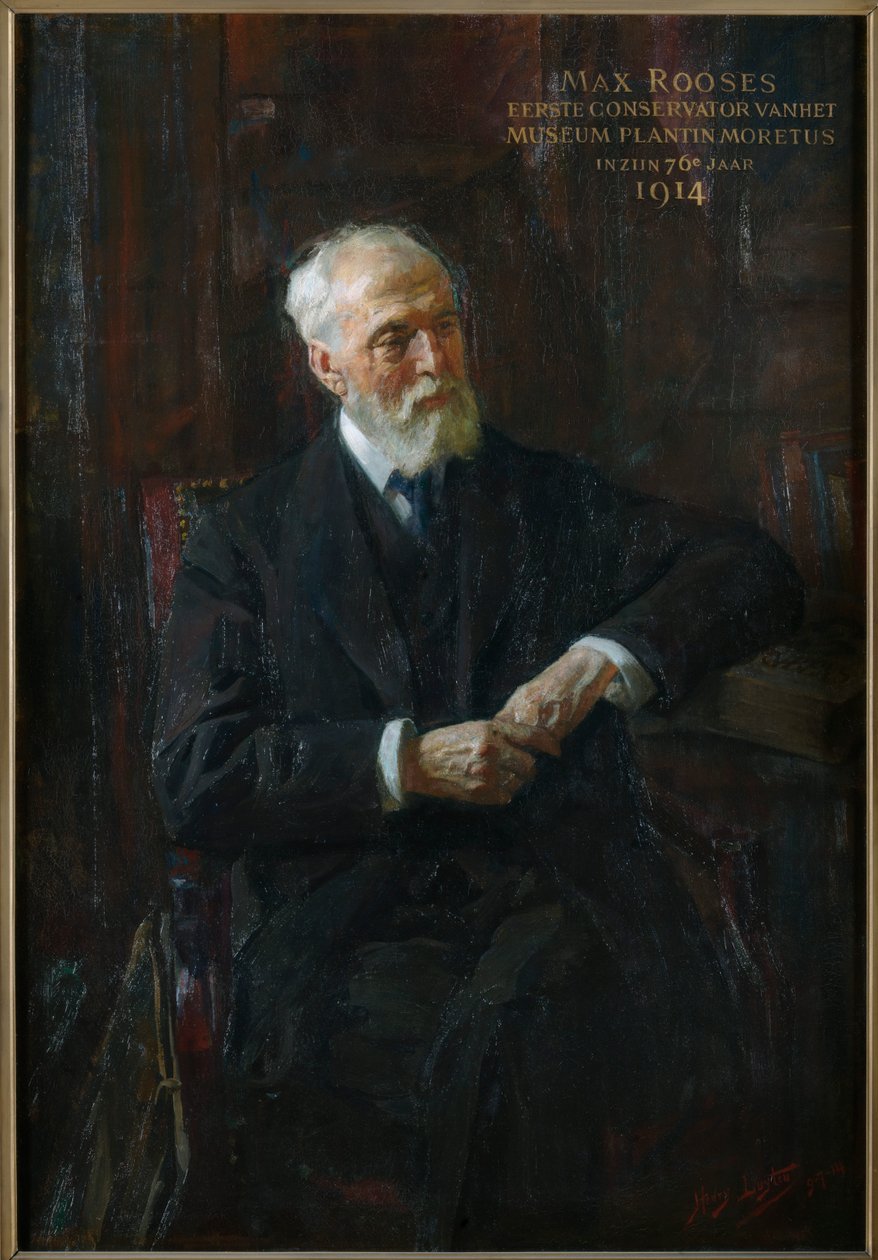 Retrato de Max Rooses 1839-1914, 1914. de Jan Hendrik Luyten