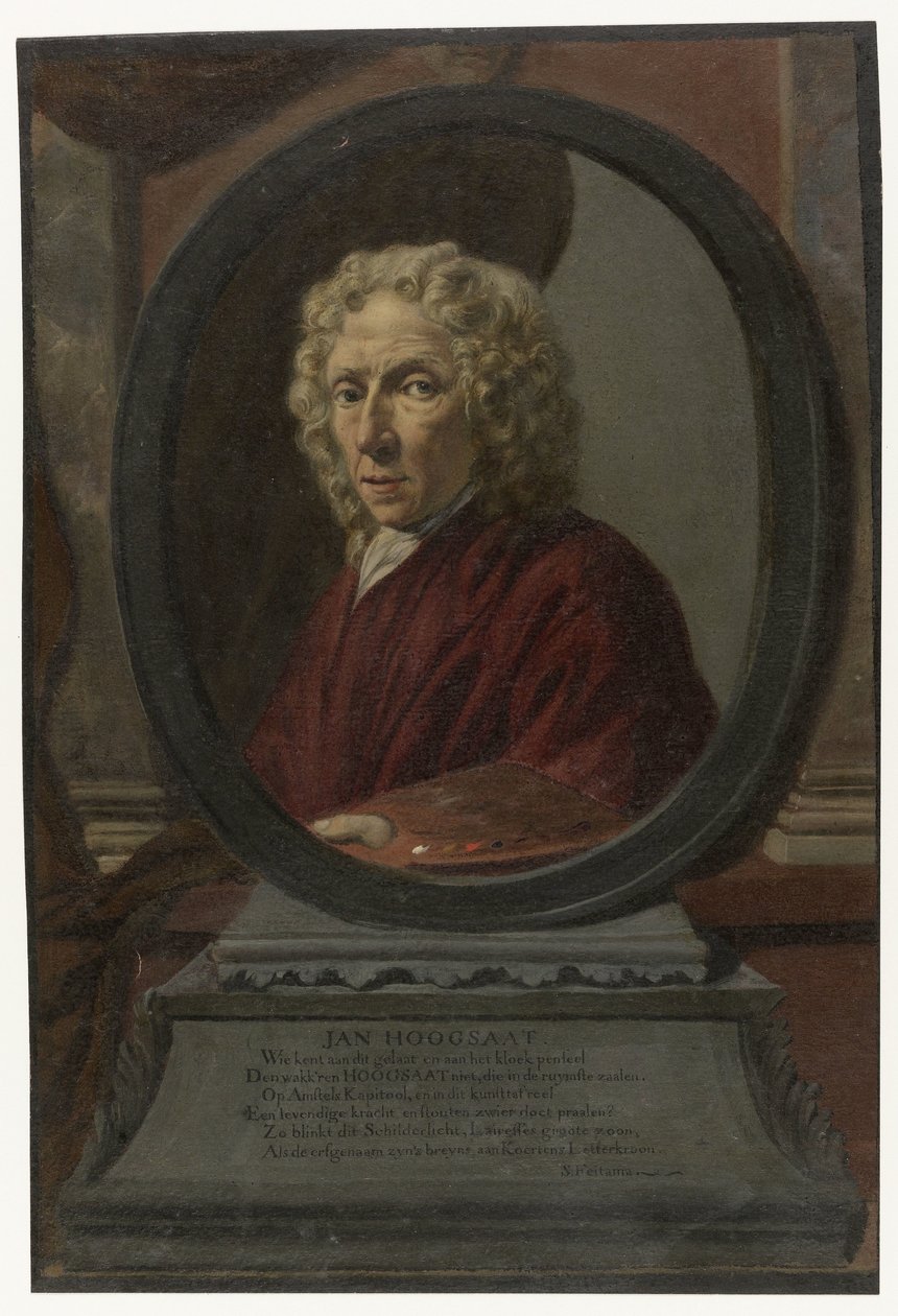 Auto-retrato de Jan Hoogsaat de Jan Hoogsaat