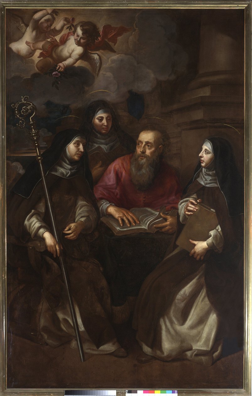 São Jerónimo com três Santos (pintura de Jan Hovaert