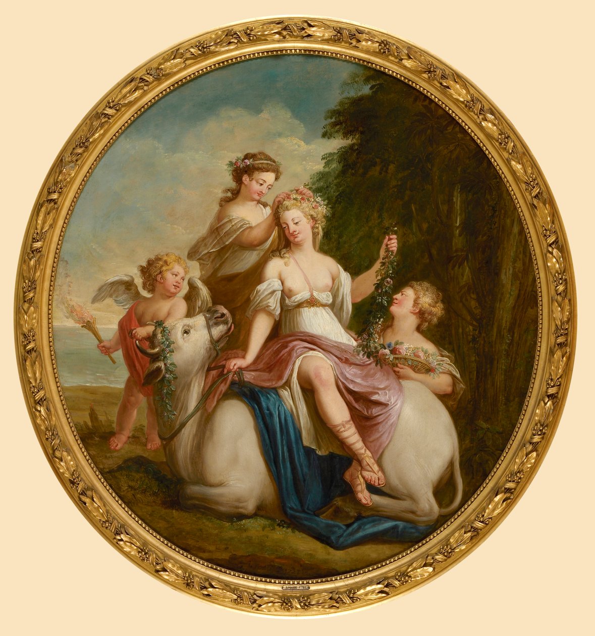 O Rapto de Europa, 1723. de Jan Jakob Spoede
